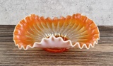 Dougan Single Flower Carnival Glass Bowl