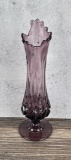 Viking Amethyst Sandwich Museum Swung Vase