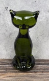 Viking Glass Upright Kitten Paperweight