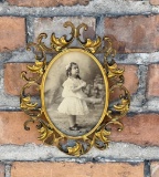 Victorian Bronze Picture Frame