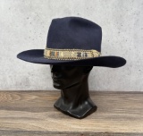 Dark Blue 4x Stetson Montana Cowboy Hat