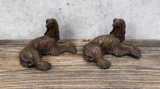 North Light Afghan Hound Dog Sculptures
