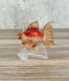 Murano Blown Glass Goldfish