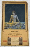 Art Nouveau Nude Calendar Huntington California