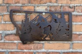 Montana Metal Art Sasquatch Wall Sculpture