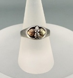 Landstroms Sterling Silver Black Hills Gold Ring