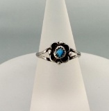 Navajo Sterling Silver Turquoise Ring