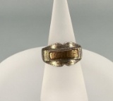 Korean War Trench Art Sterling Silver Ring