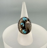 Navajo Sterling Silver Turquoise Ring