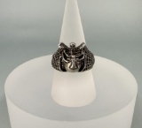 Vintage Black Widow Biker Motorcycle Ring