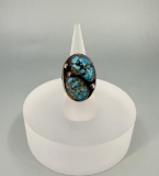 Navajo Sterling Silver Turquoise Ring