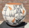 Acoma Pueblo Polychrome Olla Water Pot