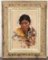 W Clarence McGrath Guatemalan Girl Painting