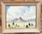 Walter Bambrook New Mexico Cabezon Peak Painting