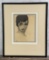 Maynard Dixon Mexican Girl Oct. 1926 Drawing