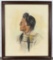 E.A. Stout Pastel Indian Drawing