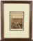 Edward Curtis Photogravure Blackfoot Burial