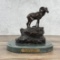 Charles M Russell Montana Bighorn Sheep Bronze