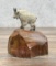 John Louis Clarke JL Clarke Mountain Goat Bronze