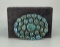 Stunning Navajo Sterling Turquoise Belt Buckle