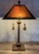 Arts & Crafts Micarta Shade Table Lamp
