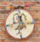 Aztec Pattern Mexico Painted Rawhide Drum