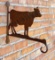 Rustic Cast Iron Cow Plant Hanger