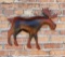 Rustic Metal Moose Wall Art