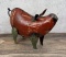 Decorative Tin Metal Garden Pig