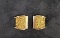10k Gold Alaskan Gold Nugget Watch Band Tips