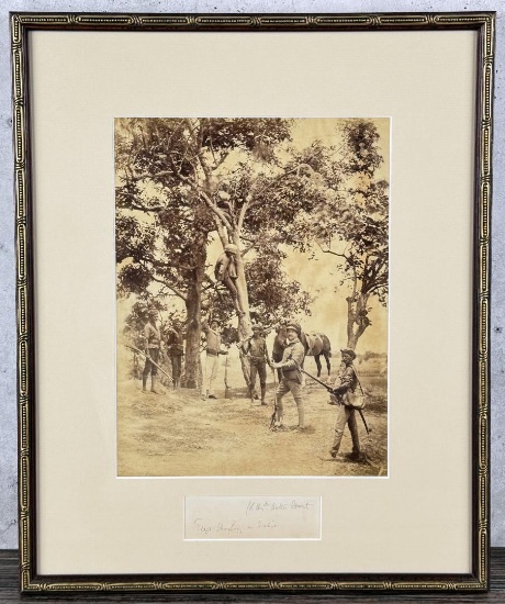 Colonel A.E. Stewart India Tiger Hunt Photo