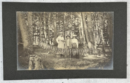 Women Fishing Mammoth Cabinet Photo Klamath Falls