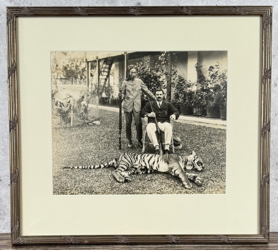 Colonel A.E. Stewart India Tiger Hunt Photo