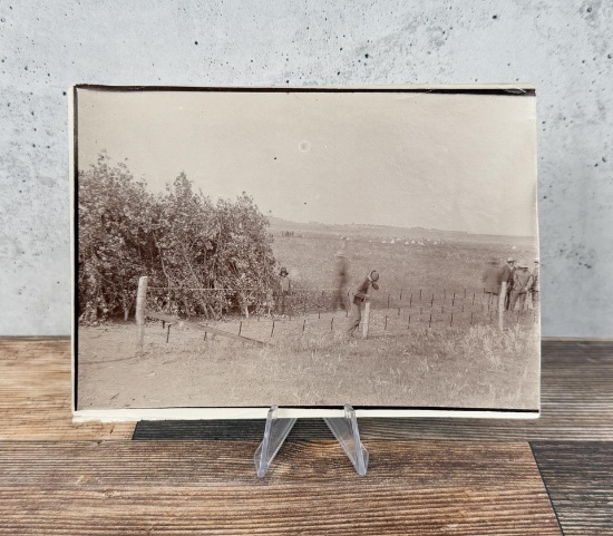 Military Post Fort Yates Indian Camp Photo