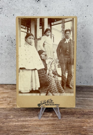 Frank Bennett Fiske Indian Cabinet Photo