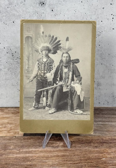 Frank Bennett Fiske Indian Cabinet Photo