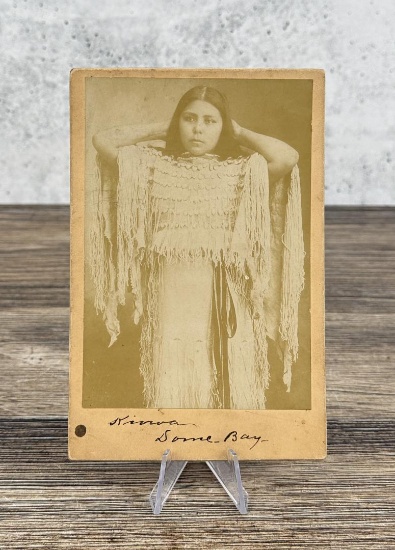 Kiowa Annie Indian Territory Cabinet Photo
