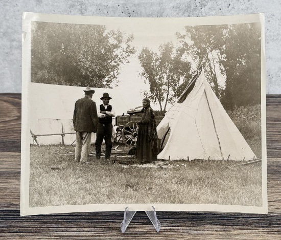 Fort Yates Standing Rock Indian Family Photo