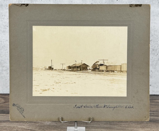 Frank Bennett Fiske First Train McLaughlin Photo