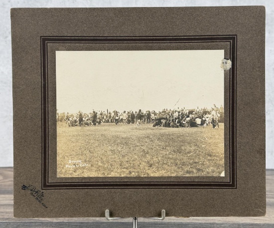 Frank Bennett Fiske Indian Cabinet Photo