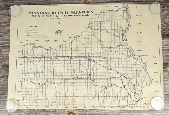 Standing Rock Indian Reservation Map
