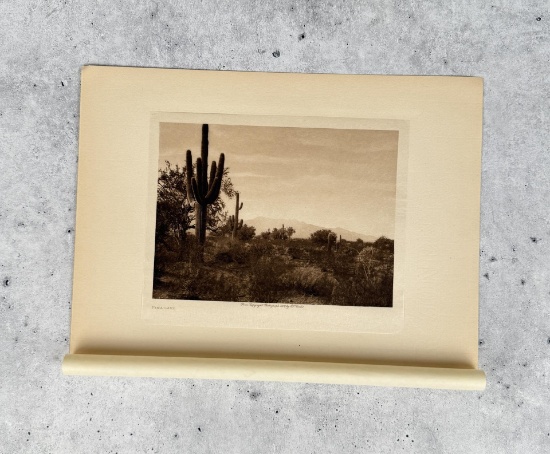 Edward Curtis Photogravure Pima Land