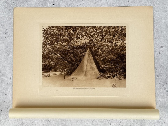 Edward Curtis Photogravure Authors Camp