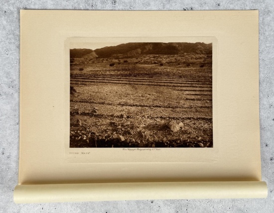 Edward Curtis Photogravure Stone Maze