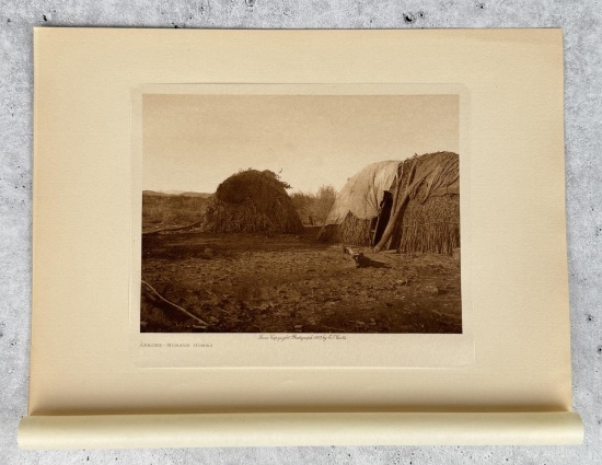 Edward Curtis Photogravure Apache Mohave House