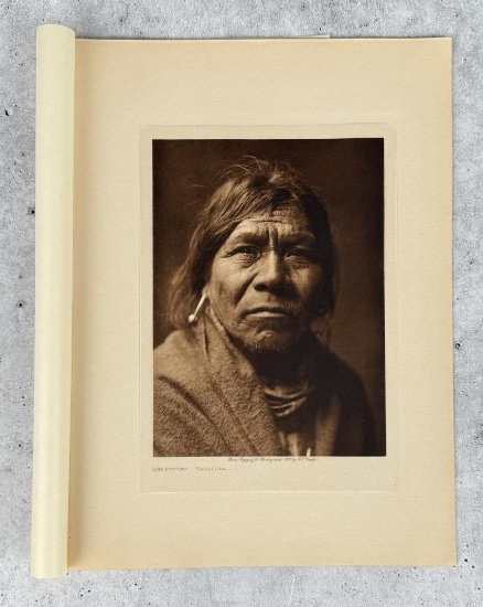 Edward Curtis Photogravure Walathoma Havasupai