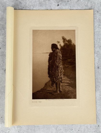 Edward Curtis Photogravure Mohave Man