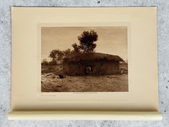 Edward Curtis Photogravure Maricopa House