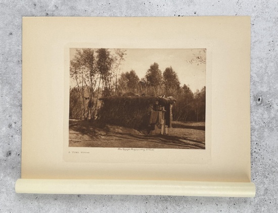 Edward Curtis Photogravure A Yuma House