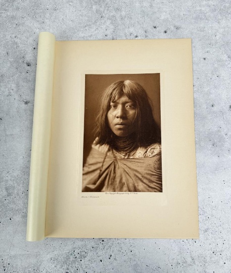 Edward Curtis Photogravure Hipa Mohave